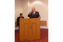 福局間連 入里青年部長挨拶